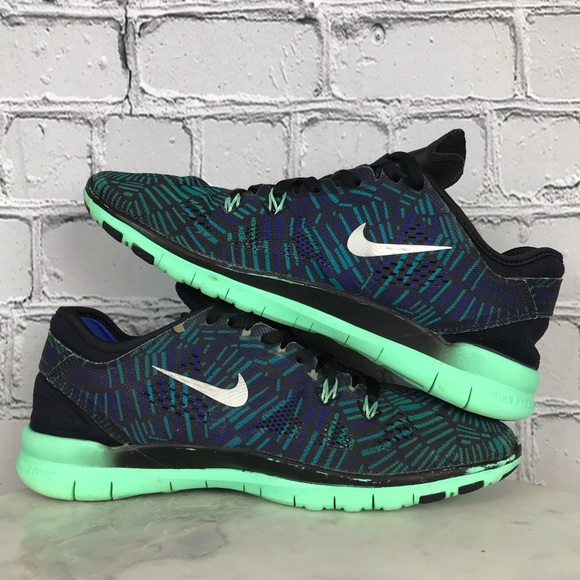 Nike Free 5.0 Tr Fit 5 Women’s Athletic Green Glow Running Shoes 8.5 704695-016 - Picture 8 of 11